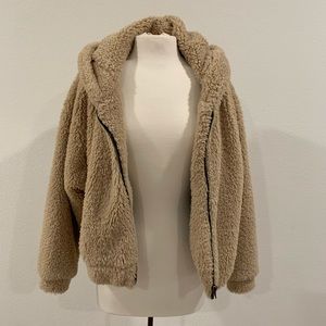 Ootdfash furry jacket